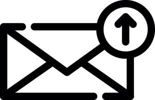 cargar el diseño del icono creativo de correo electrónico vector