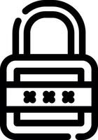 Lock Creative Icon Design vector