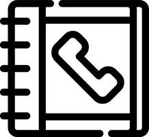 Phonebook Creative Icon Design vector