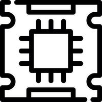 Processor Creative Icon Design vector