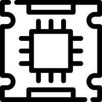 Processor Creative Icon Design vector