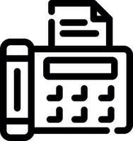 Fax Creative Icon Design vector