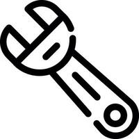 Wrench Creative Icon Design vector