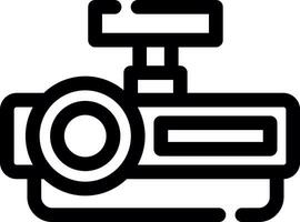 diseño de icono creativo del proyector vector