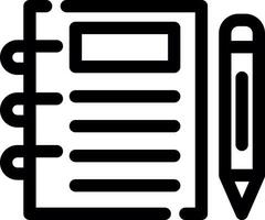 Notebook Creative Icon Design vector