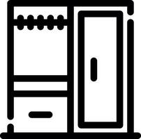 Wardrobe Creative Icon Design vector