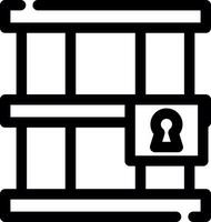 Jail Creative Icon Design vector