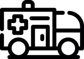 Ambulance Creative Icon Design vector