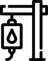 Blood Transfusion Creative Icon Design vector