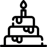 Wedding Cake Creative Icon Design vector