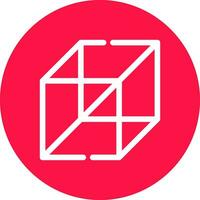 3d Cube Creative Icon Design vector