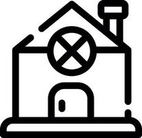 diseño de icono creativo de casa de pan de jengibre vector