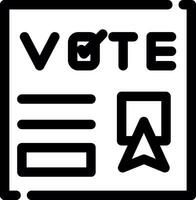 Vote Creative Icon Design vector