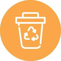 Garbage Creative Icon Design vector