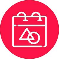 Calendar Creative Icon Design vector