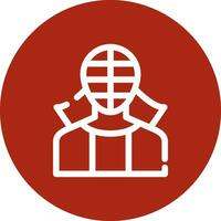 diseño de icono creativo de kendo vector