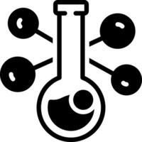 solid icon for scientific vector