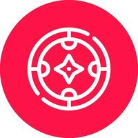 Compass Creative Icon Design vector