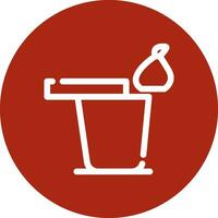 Garbage Creative Icon Design vector