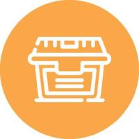 Food Container Creative Icon Design vector