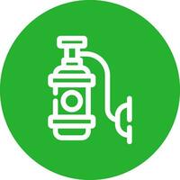 Oxygen Tank Creative Icon Design vector