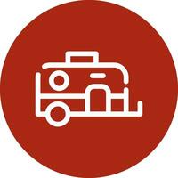 Caravan Creative Icon Design vector