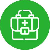 First Aid Kit Creative Icon Design vector