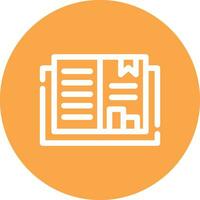 Open Book Creative Icon Design vector