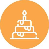 Wedding Cake Creative Icon Design vector