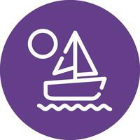 Kayak Creative Icon Design vector