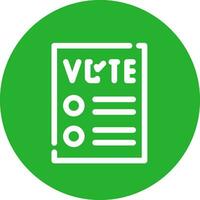 Ballot Creative Icon Design vector