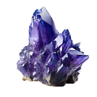 uranio mineral, cristal, joya, ai generado png