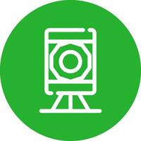 Theodolite Creative Icon Design vector