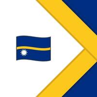 nauru bandera resumen antecedentes diseño modelo. nauru independencia día bandera social medios de comunicación correo. nauru modelo vector