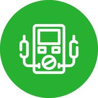 Voltmeter Creative Icon Design vector