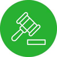 Gavel Creative Icon Design vector