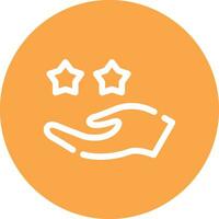 Customer Review Creative Icon Design vector