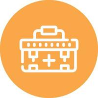 First Aid Kit Creative Icon Design vector