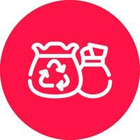 Garbage Creative Icon Design vector