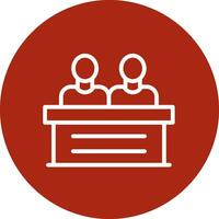 Jury Creative Icon Design vector