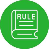 Rule Creative Icon Design vector