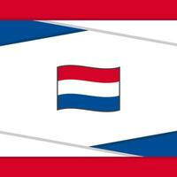 Netherlands Flag Abstract Background Design Template. Netherlands Independence Day Banner Social Media Post. Netherlands Vector