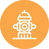 Hydrant Creative Icon Design vector