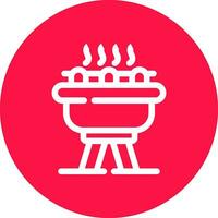 diseño de icono creativo de barbacoa vector