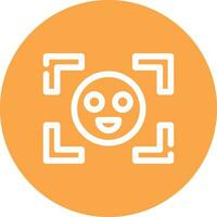 Face Detection Creative Icon Design vector
