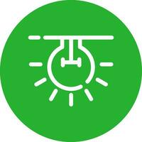 Light Bulb Creative Icon Design vector