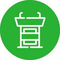 Tribune Creative Icon Design vector