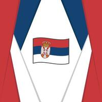 Serbia Flag Abstract Background Design Template. Serbia Independence Day Banner Social Media Post. Serbia Design vector