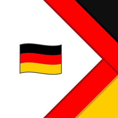 Germany Flag Abstract Background Design Template. Germany Independence Day Banner Social Media Post. Germany Template