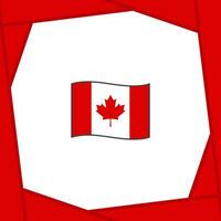 Canadá bandera resumen antecedentes diseño modelo. Canadá independencia día bandera social medios de comunicación correo. Canadá bandera vector